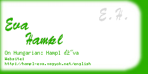 eva hampl business card